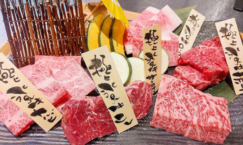 「氷見 牛屋」の焼肉店で堪能できるブランド和牛「氷見牛」。様々な部位を提供できるのも1頭買いをしている精肉店ならでは。