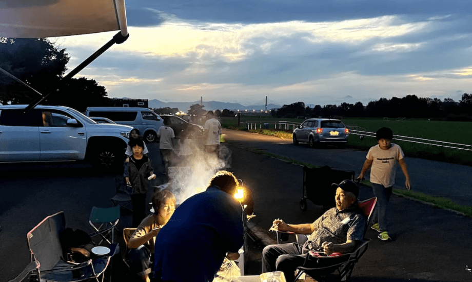 宿泊者は十勝の雄大な自然を感じながら、地元の食材でBBQを楽しめます。