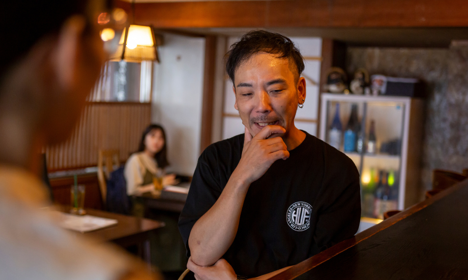 さくらさんが取材したのは、おでん屋さんを営む園田 翼さん。（取材記事はこちら）